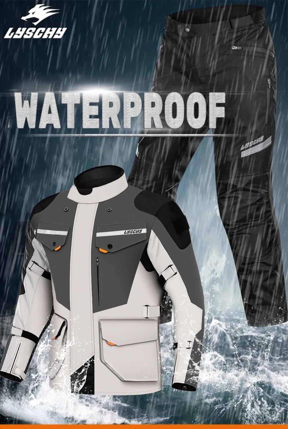 Autumn Winter Waterproof Motorcycle Jacket