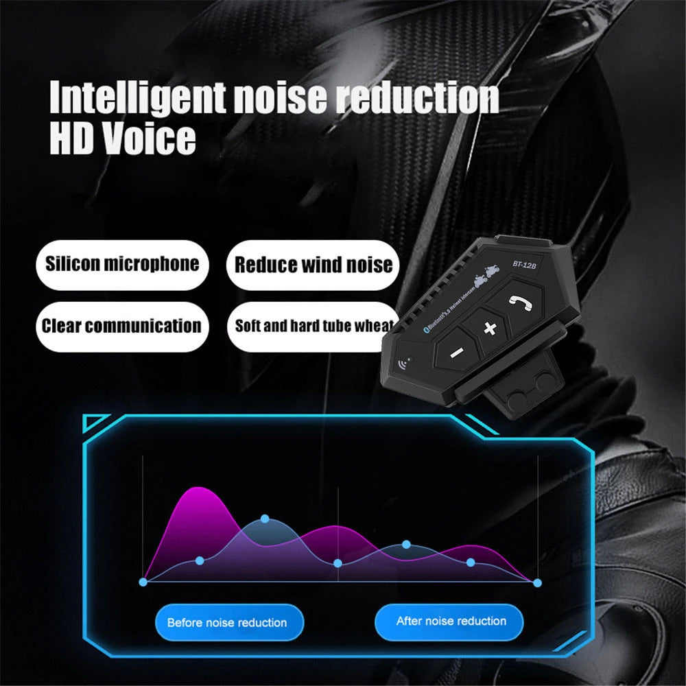 Bluetooth Helmet Intercom Set