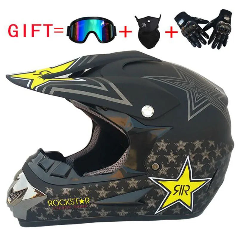 Kids Flip Up Motorcycle Helmet for Off-Road Activities