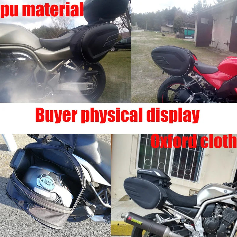 All-Weather Motorcycle Saddlebag Set
