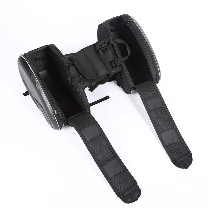 Black Waterproof Motorcycle Side Bags