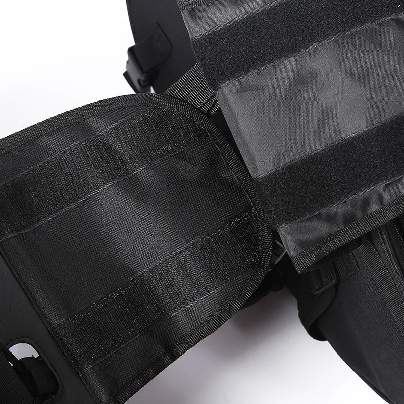 Black Waterproof Motorcycle Side Bags