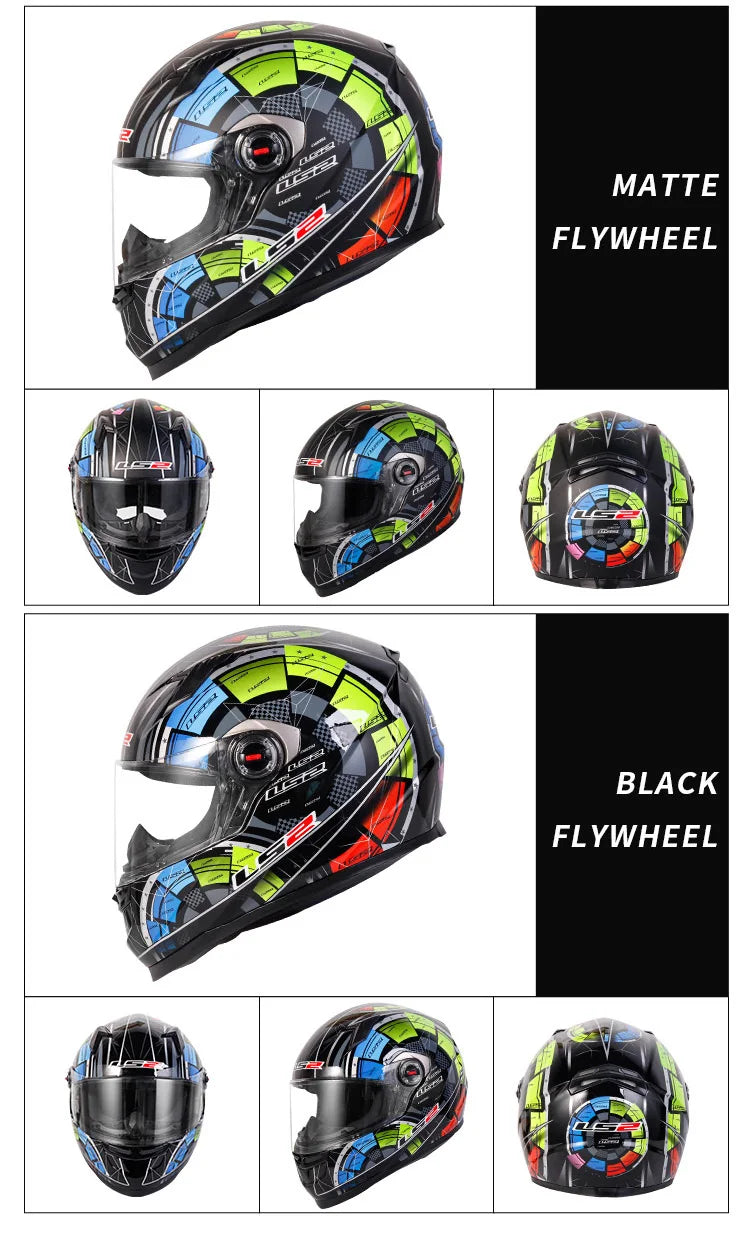 LS2 ECE Certified Full Face Motorcycle Helmet