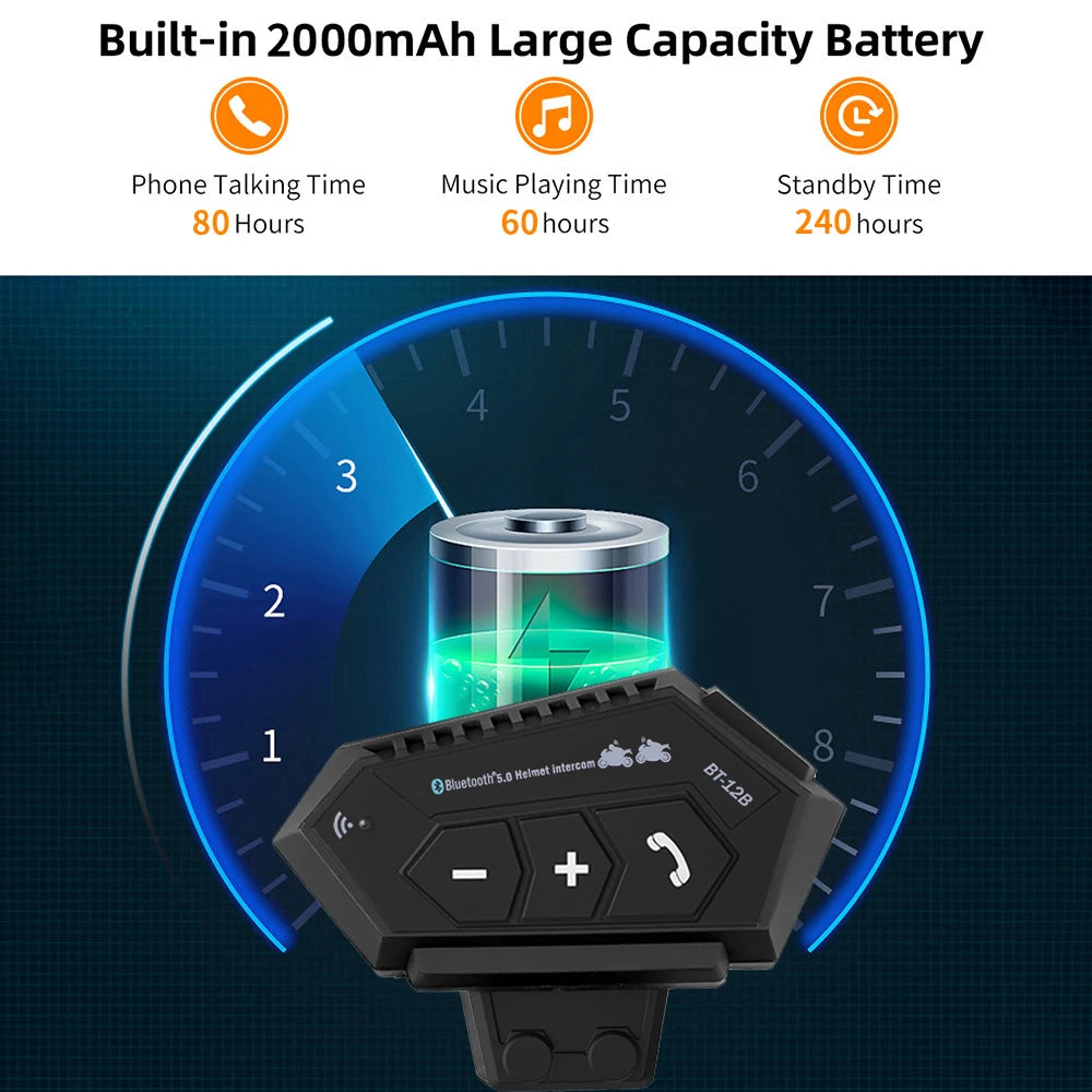 Bluetooth Helmet Intercom Set
