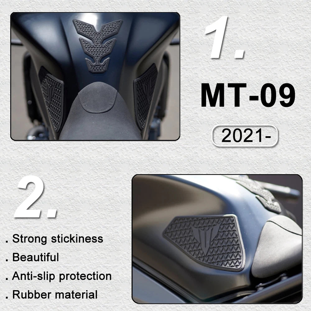 Yamaha MT-09 Non-Slip Tank Pad Stickers