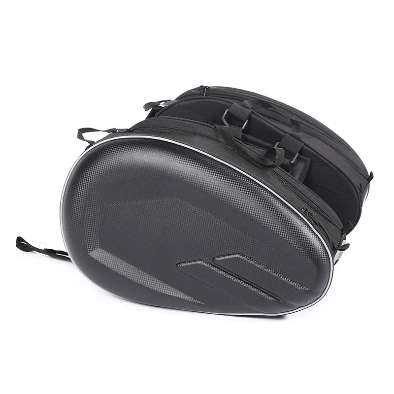 Black Waterproof Motorcycle Side Bags
