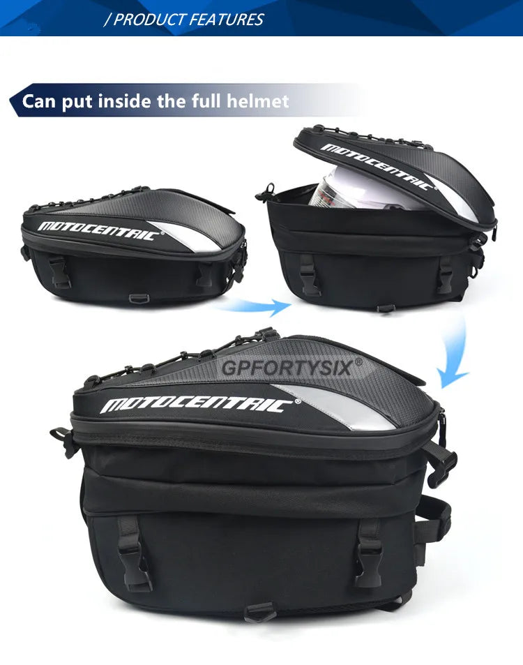 Waterproof Motorcycle Tail Bag & Backpack