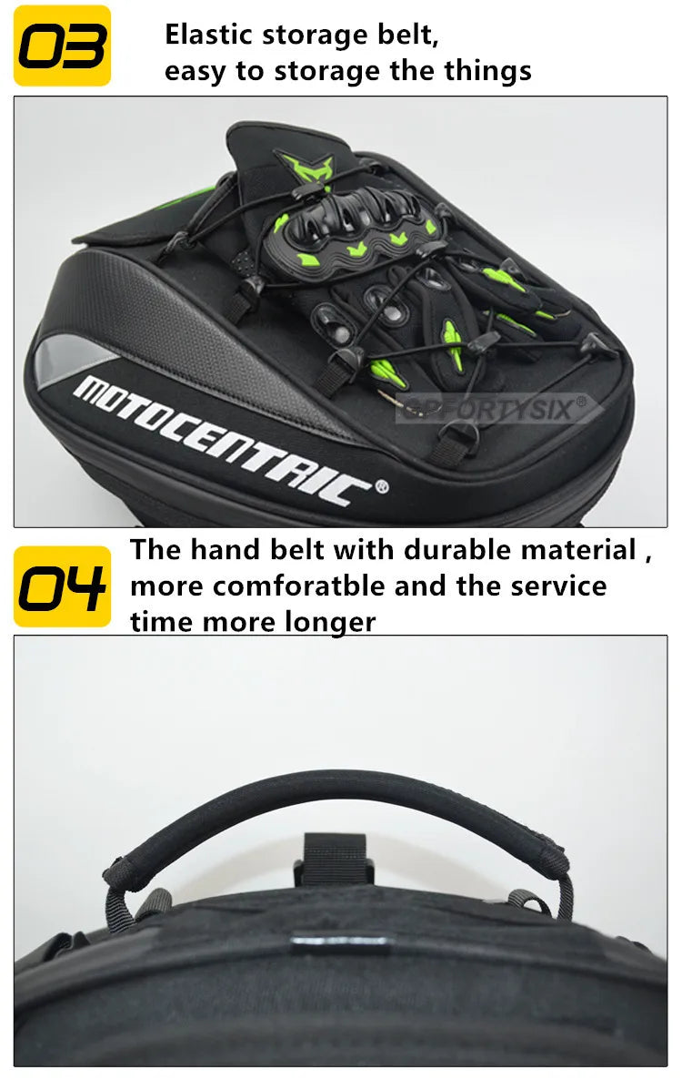 Waterproof Motorcycle Tail Bag & Backpack