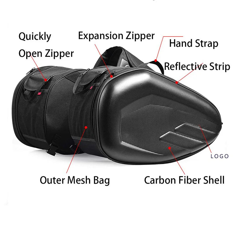 All-Weather Motorcycle Saddlebag Set