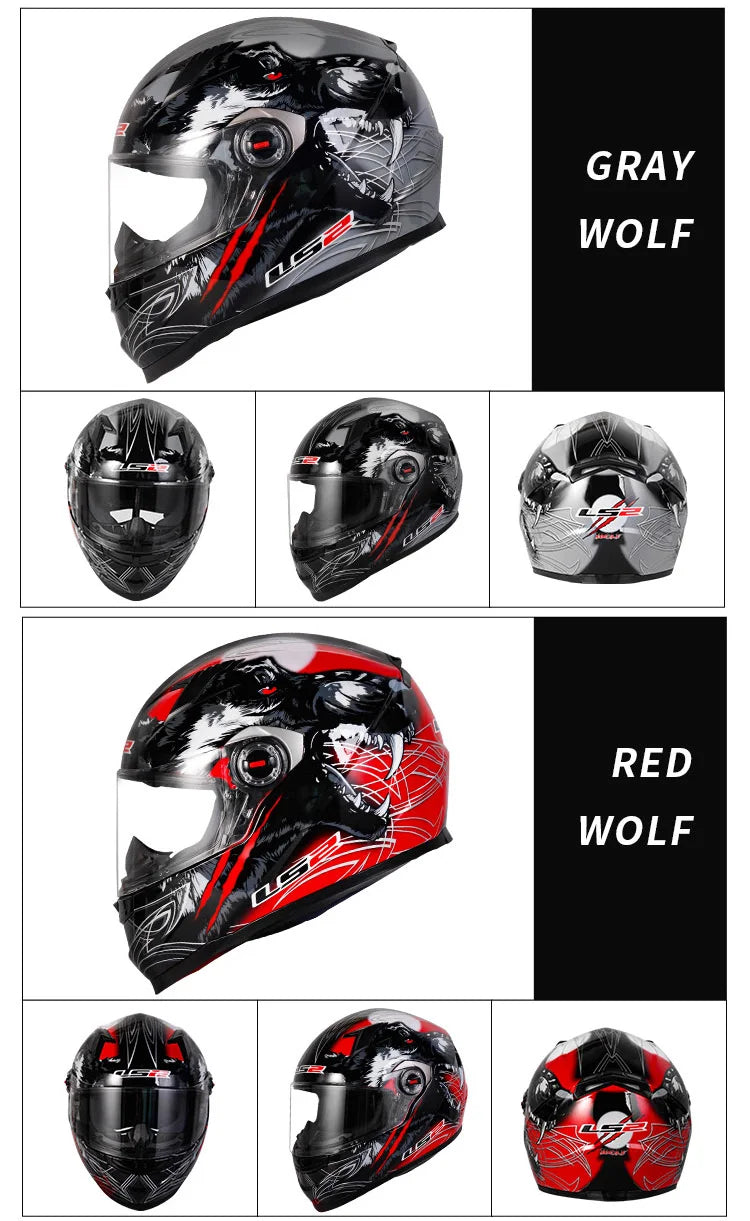 LS2 ECE Certified Full Face Motorcycle Helmet