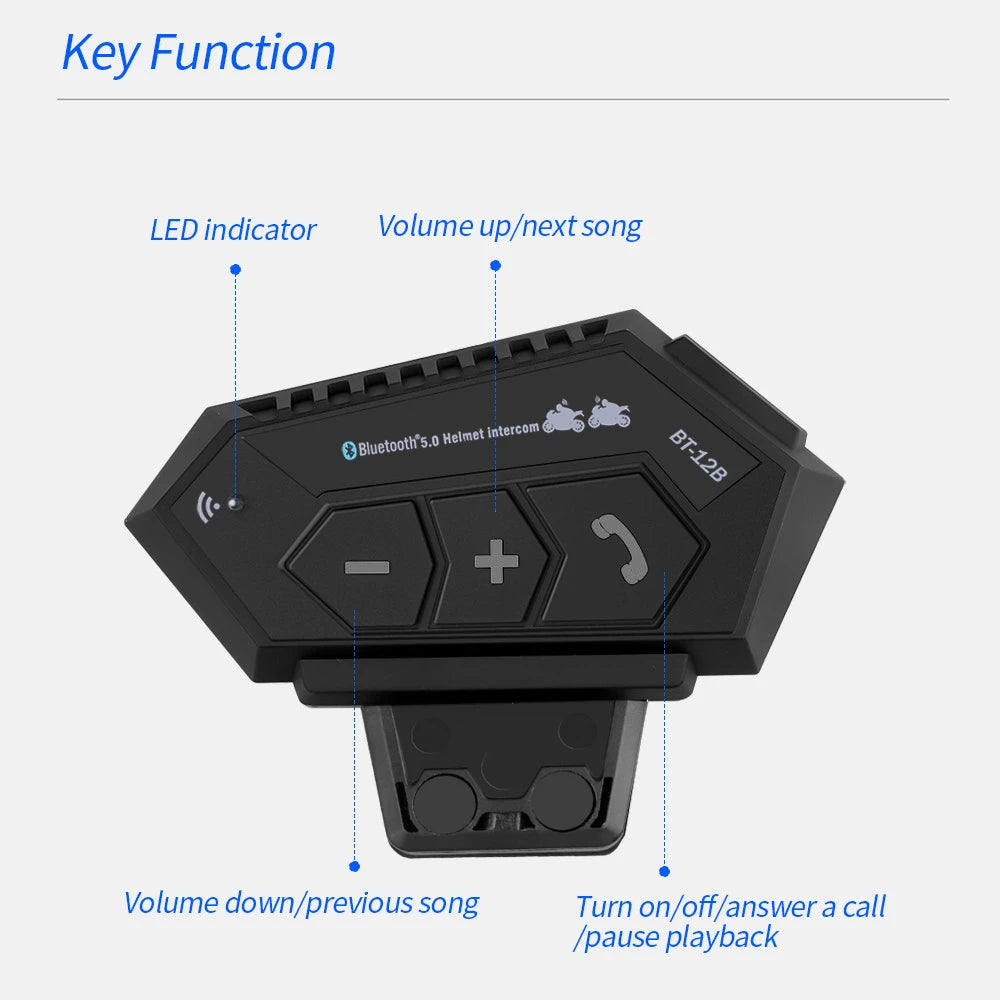 Bluetooth Helmet Intercom Set