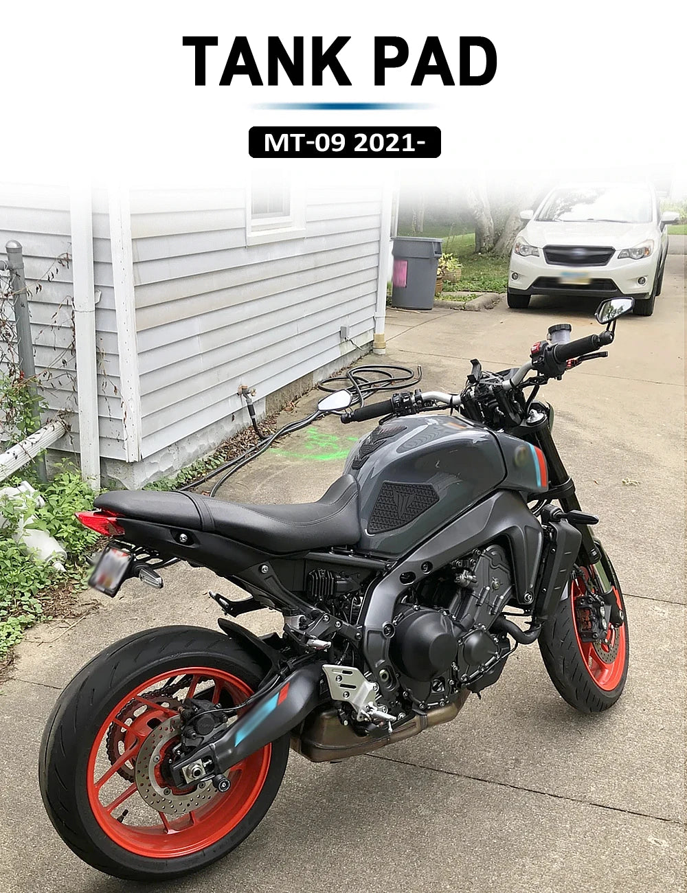 Yamaha MT-09 Non-Slip Tank Pad Stickers