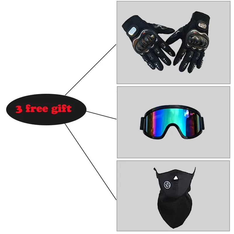 Kids Flip Up Motorcycle Helmet for Off-Road Activities