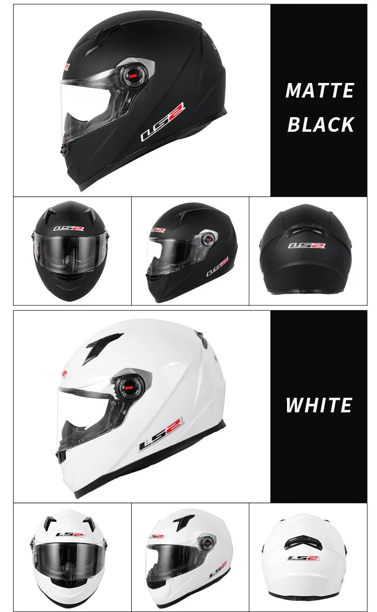 LS2 ECE Certified Full Face Motorcycle Helmet