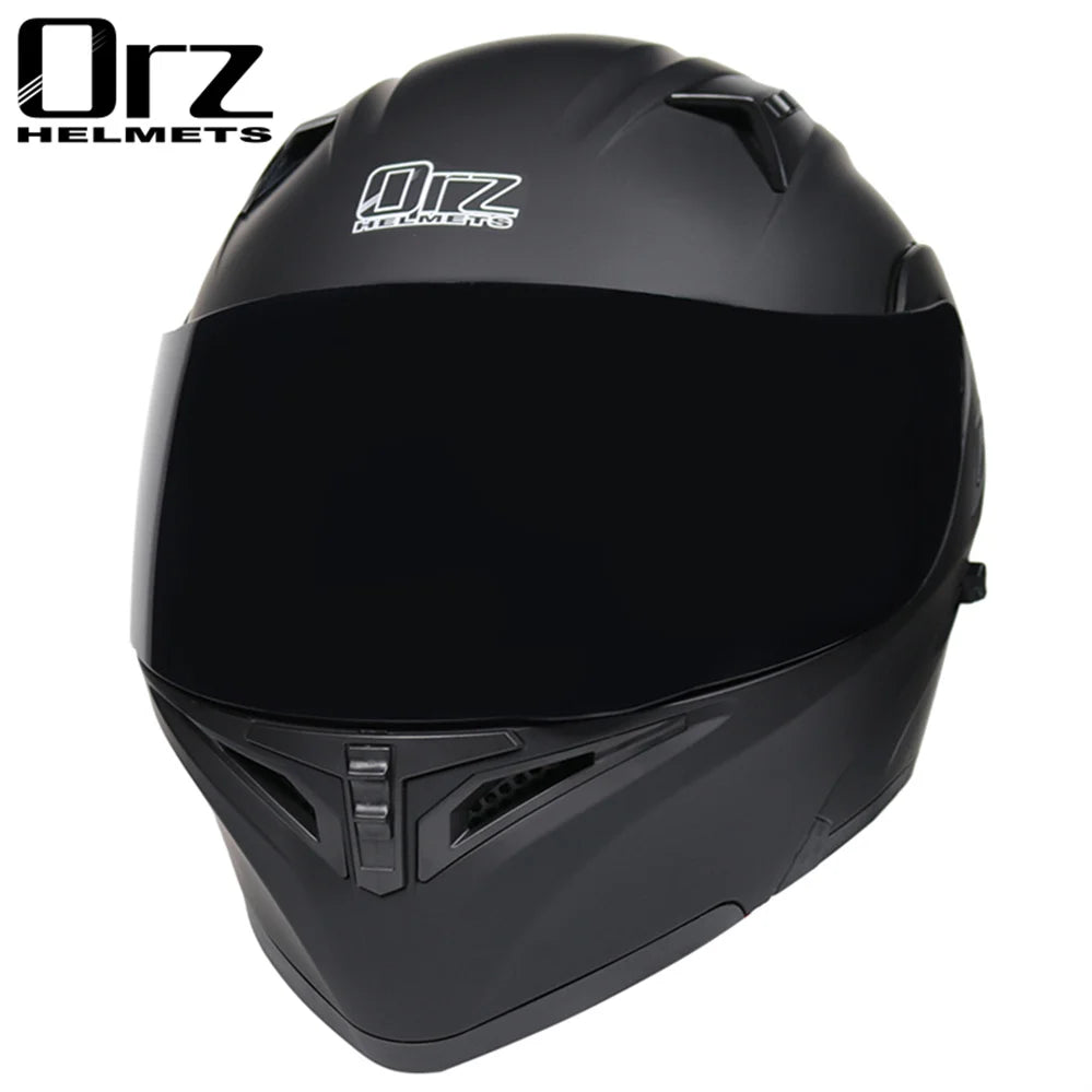 Fire Red Bluetooth Motocross Modular Motorcycle Helmet