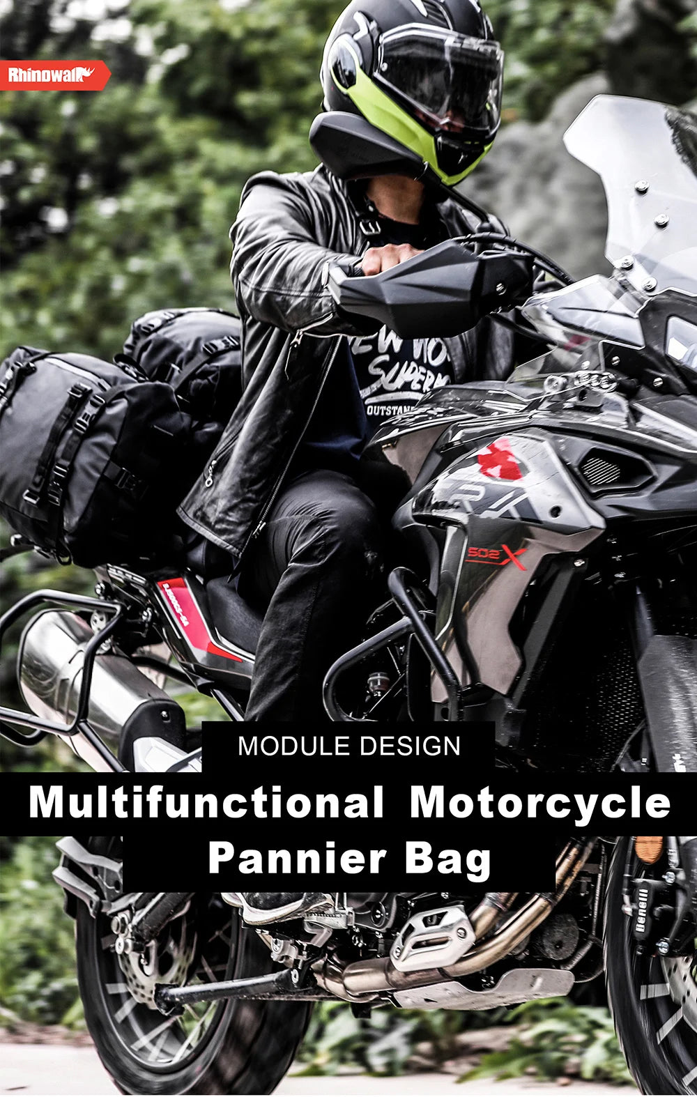 Rhinowalk Waterproof Motorcycle Side Bag