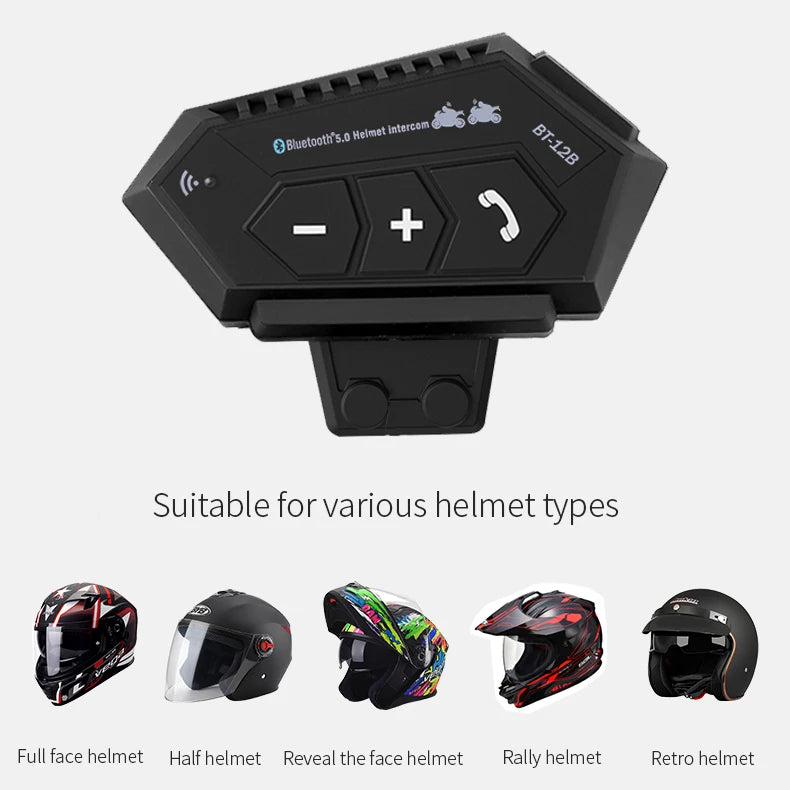 Bluetooth Helmet Intercom Set