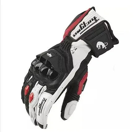 Leather Touchscreen Motocross Gloves