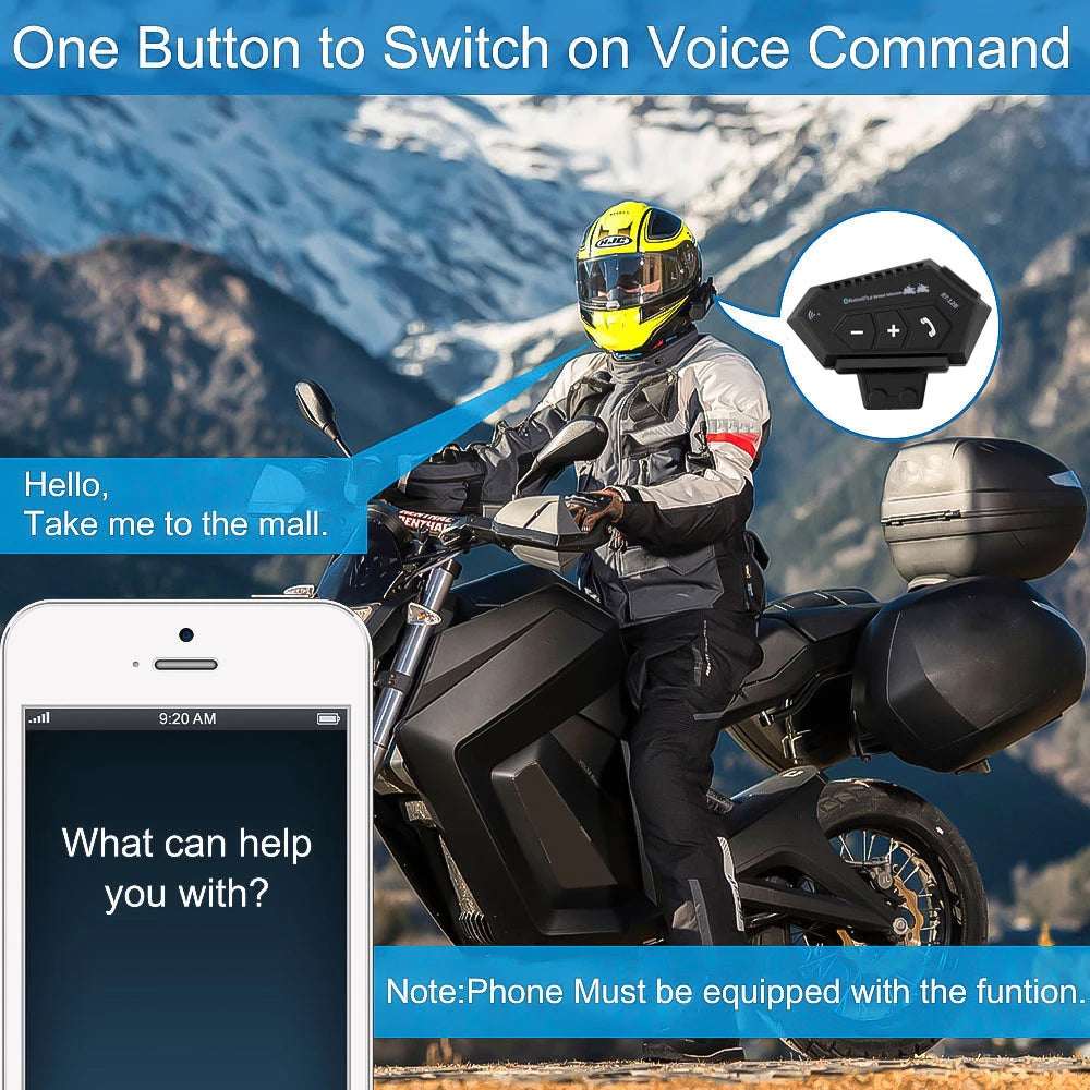 Bluetooth Helmet Intercom Set