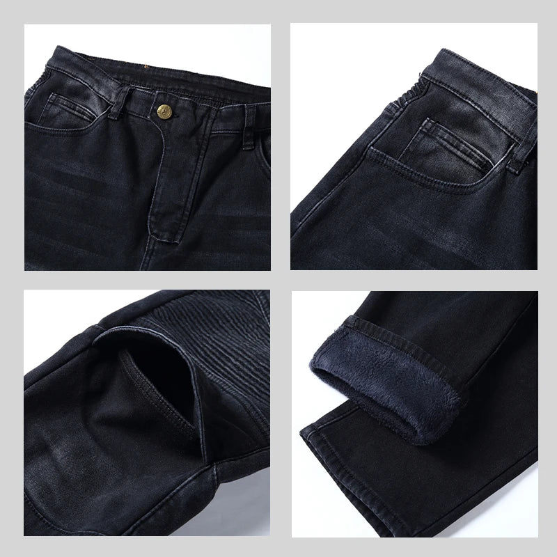 Men's Winter Motorcycle Pants with Protective Gear
