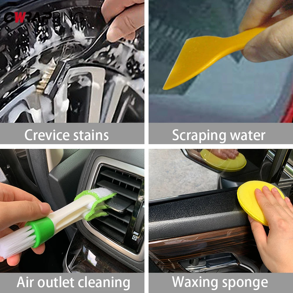 Motorcycle Microfiber Towel Set for Effortless Cleaning