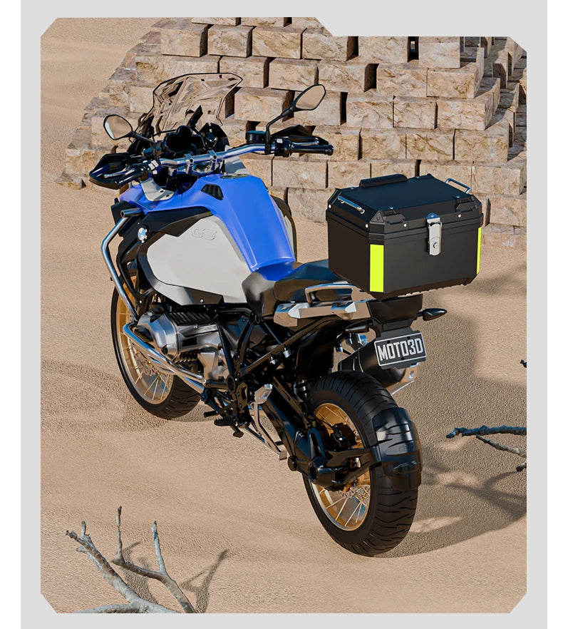 Waterproof 45L Motorcycle Tail Box Top Case