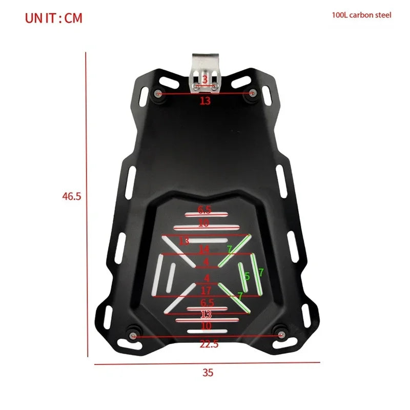 Motorcycle Rear Luggage Box Bracket Plate