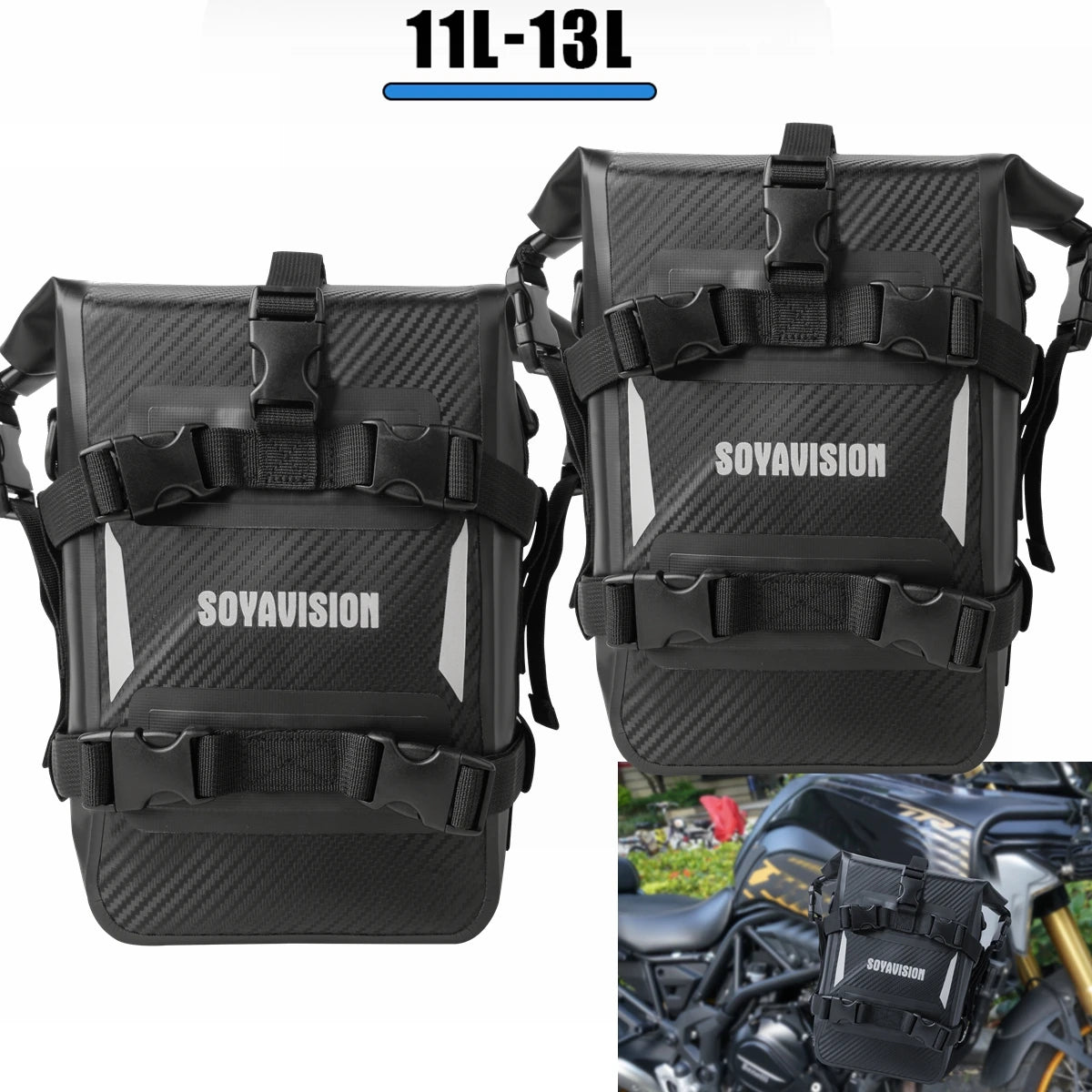 Durable Side Bags for Crash Bars