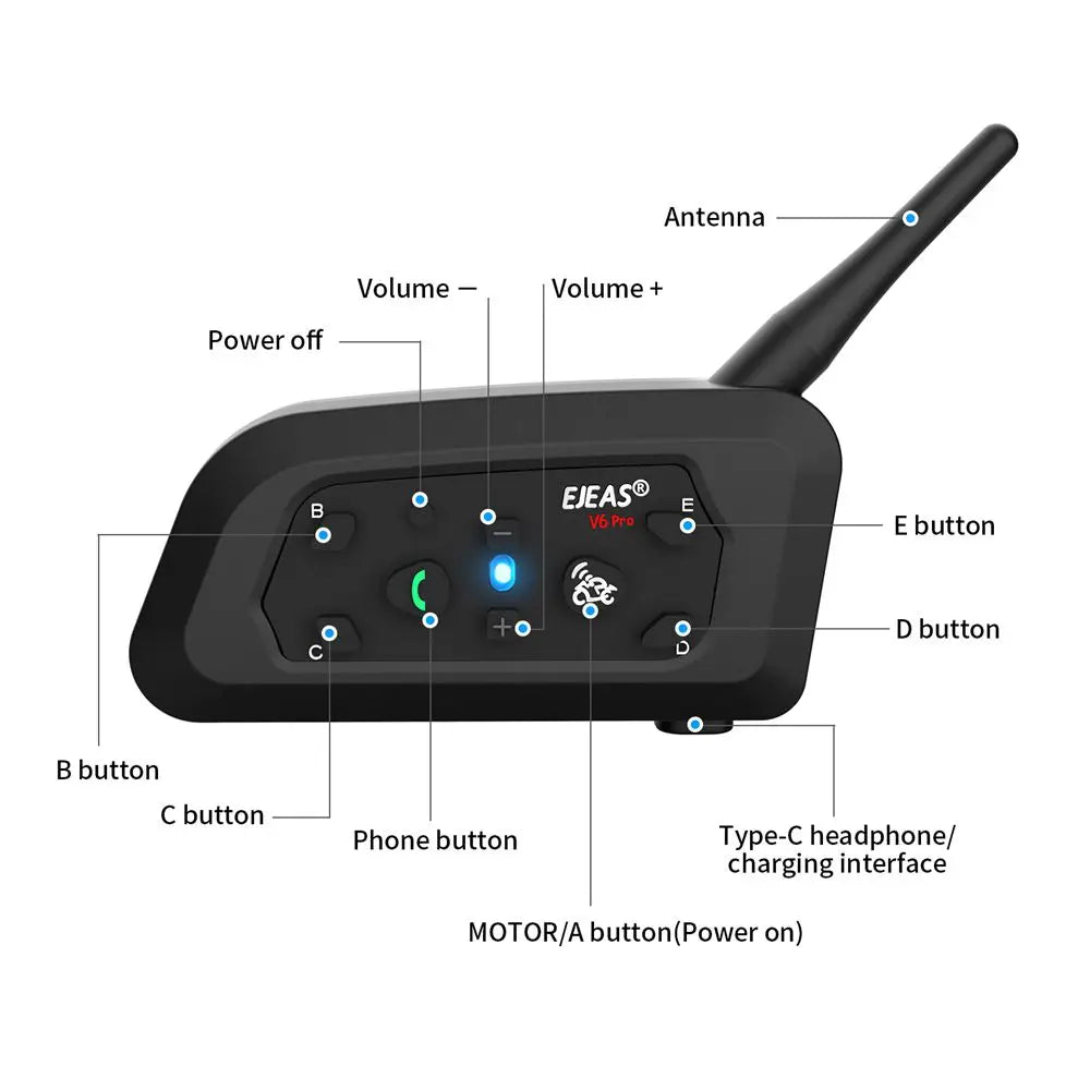 Bluetooth Intercom Kit