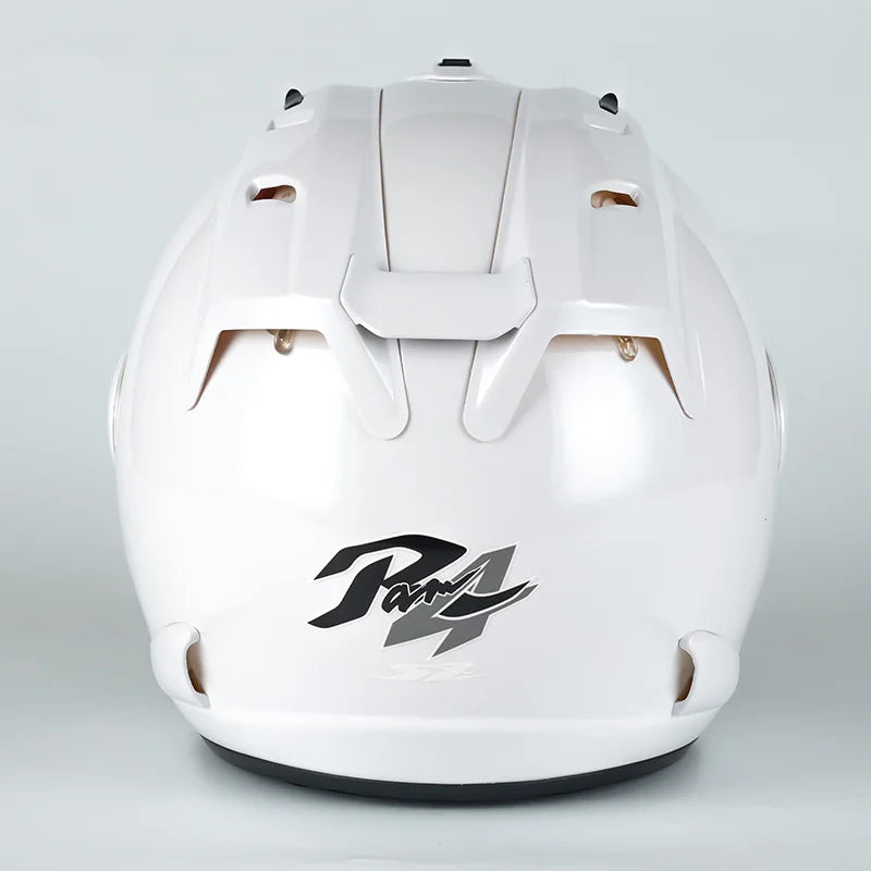 ECE Approved Open Face Motorcycle Helmet - White