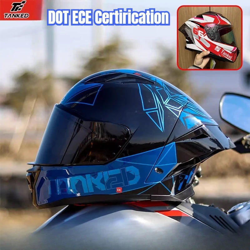TANKED Sport Bike Helmet for Yamaha Riders