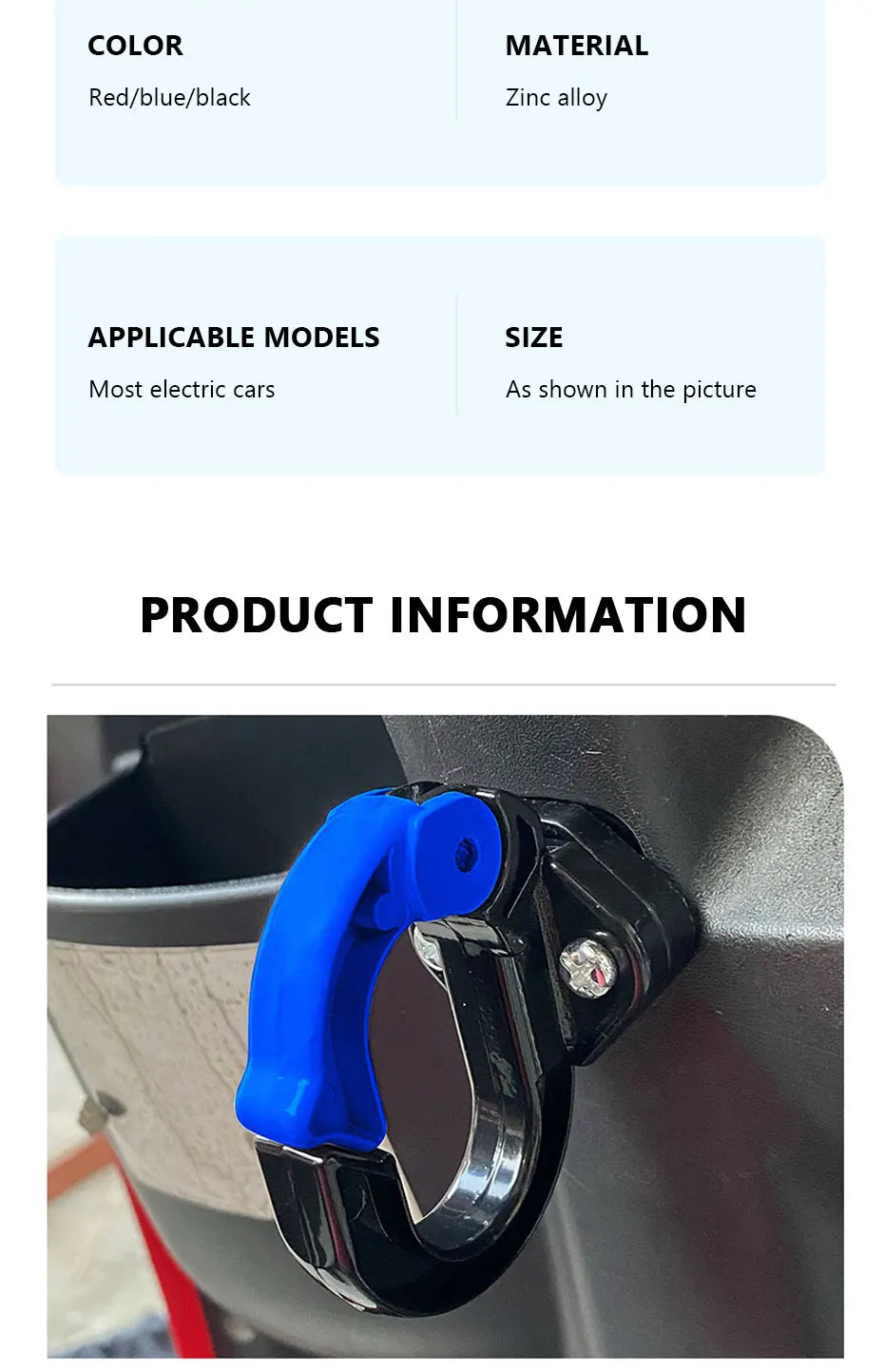 Dual Hook Motorcycle Helmet Hanger