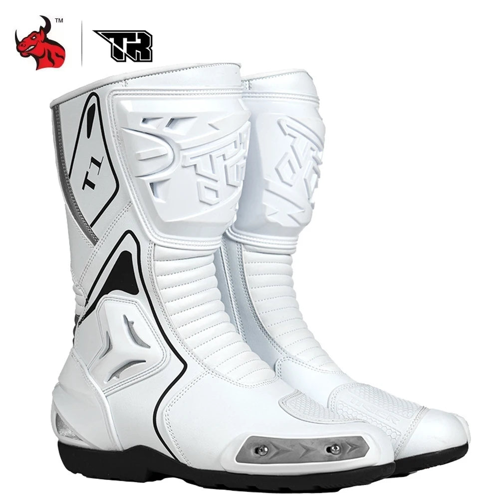 Professional Motocross Racing Long Boots