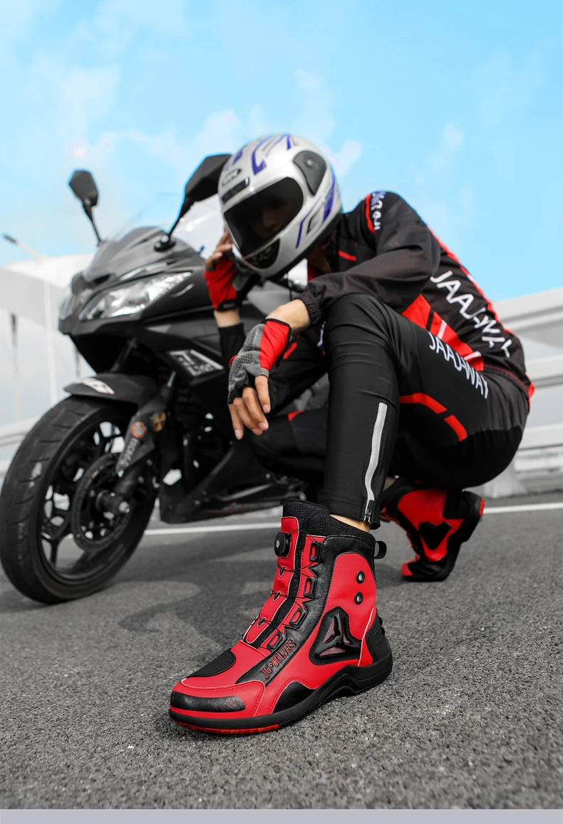 High-Top Off-Road Motorcycle Boots