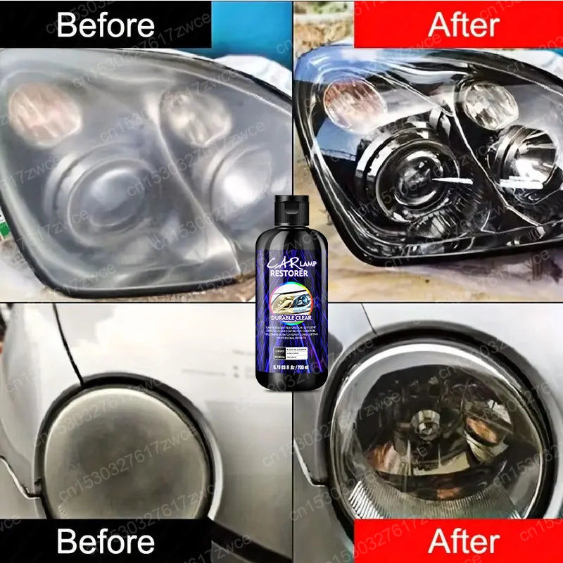 Motorcycle Headlight Restoration Polish