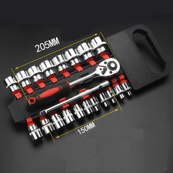 12-Piece Wrench Socket Set for Motorcycle and Bicycle Repair