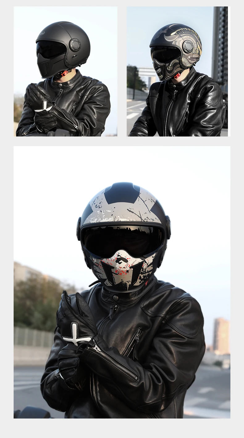Cyril Motorcycle Helmet for Men and Women