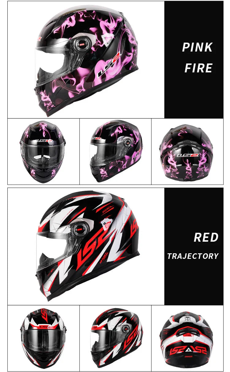 LS2 Full Face Motorcycle Helmet