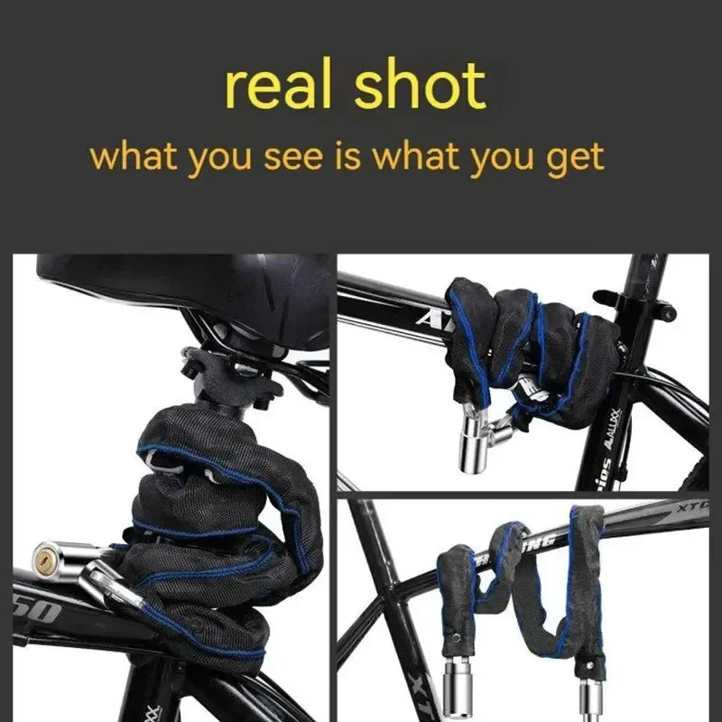 Motorcycle Chain Lock - High-Security Anti-Theft Lock