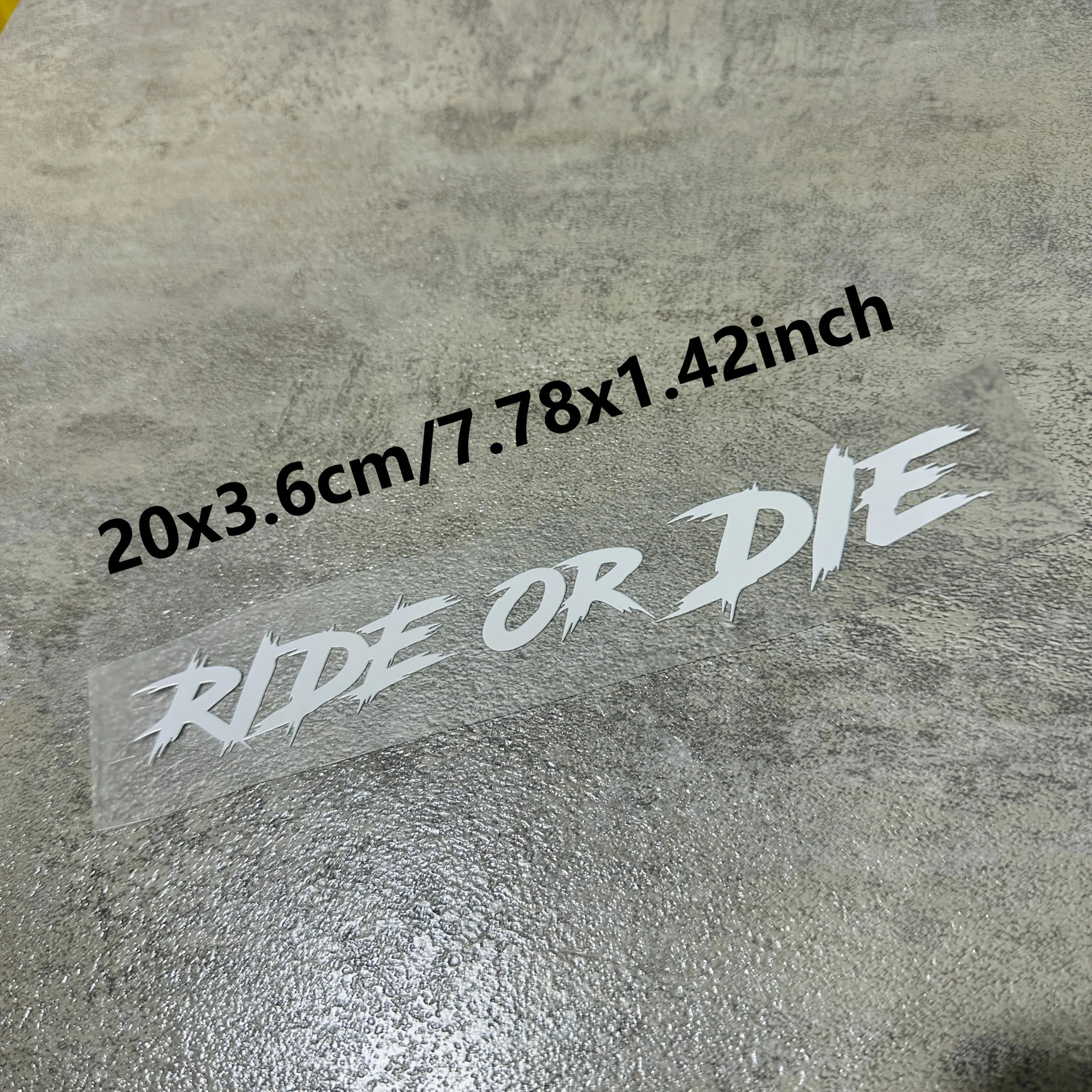 SC MOTO GN Ride or Die Helmet Decal