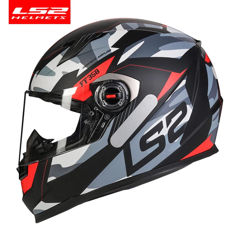LS2 ECE Certified Full Face Motorcycle Helmet