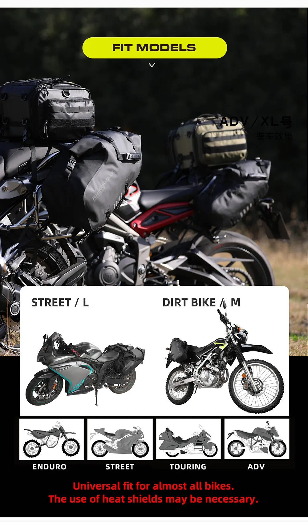 Waterproof Pannier Side Bags