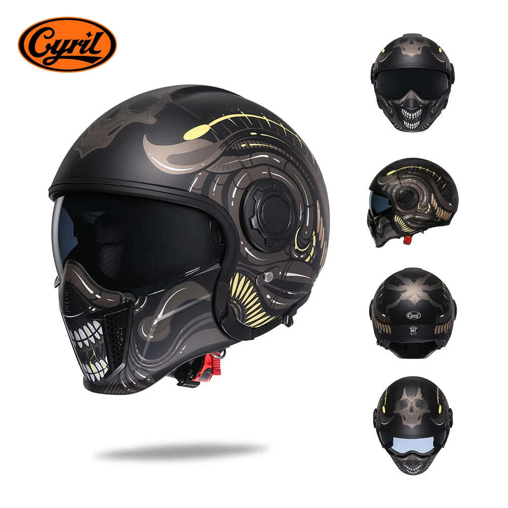 Cyril Motorcycle Helmet for Men and Women