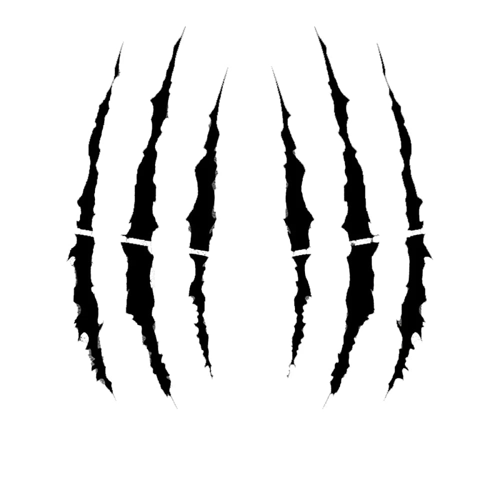Monster Ghost Claw Motorcycle Stickers