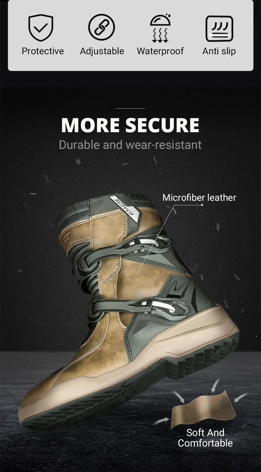Waterproof Racing Boots