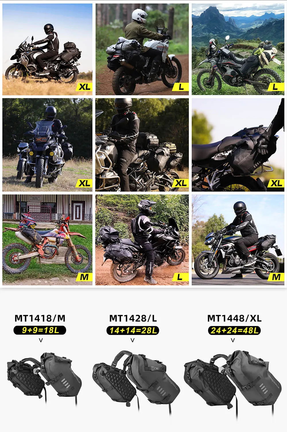 Waterproof Pannier Side Bags