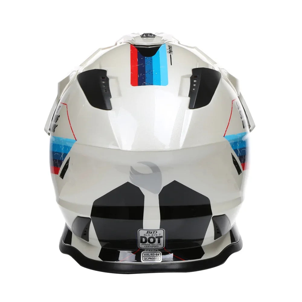 Men's ECE Approved Full Face Motorcycle Helmet