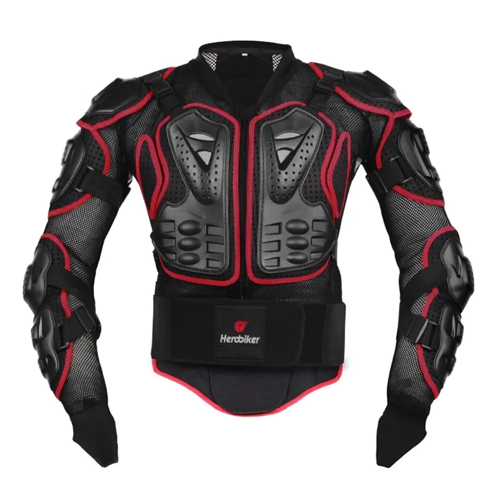 Motorcycle Body Armour Racing Jacket with CE Pads