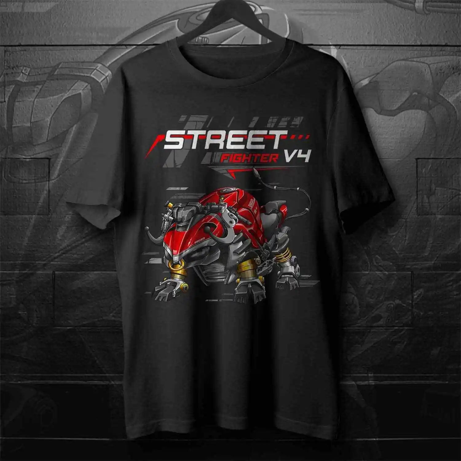 Streetfighter V4 Motorcycle T-Shirt for Sportbike Enthusiasts