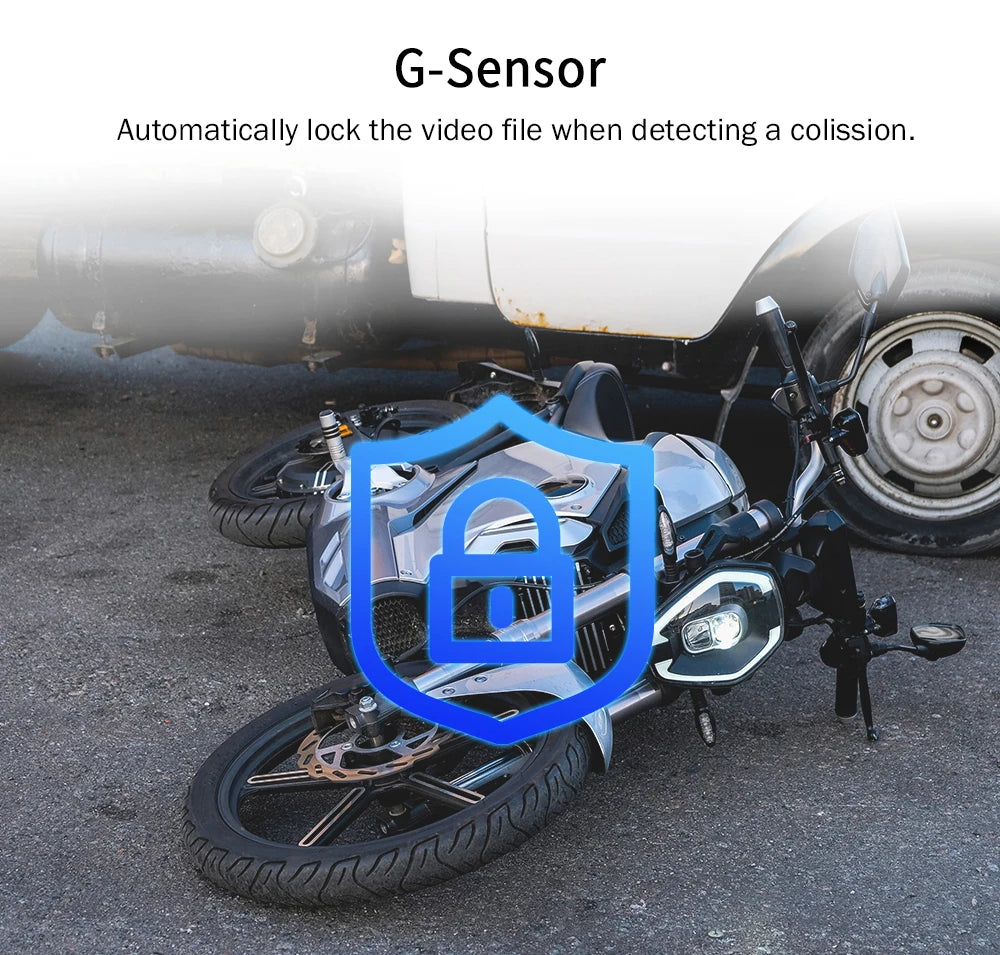 Dual 1080P Waterproof Motorcycle DVR Camera